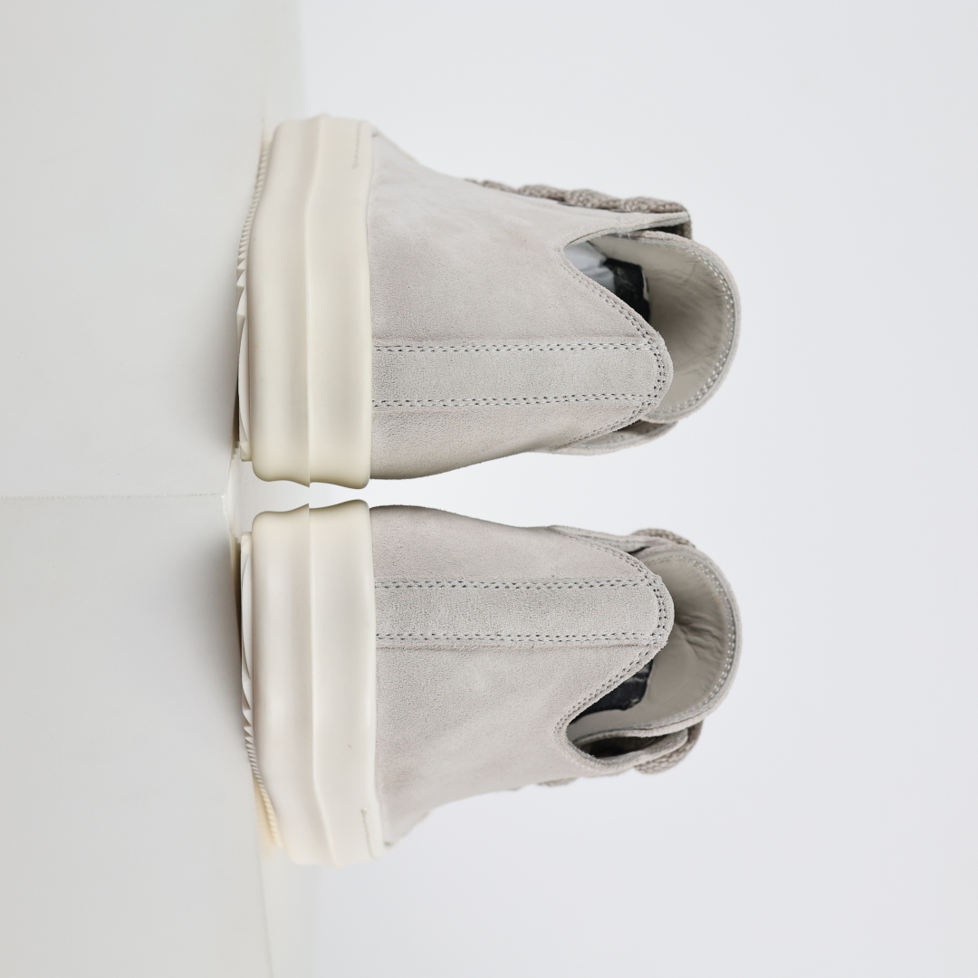 名称 灰白麂皮粗鞋带大匡威 RO / Rick Owens 瑞克·欧文斯 主线 款式 低帮/粗鞋带/大匡威