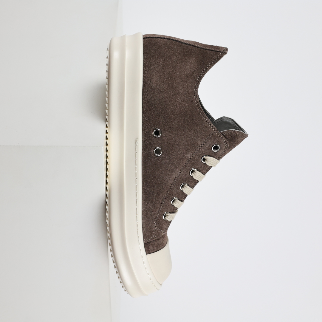 摩卡棕色低帮大匡威 RO / Rick Owens 瑞克·欧文斯 主线 款式 大匡威/低帮/经典底/ 麂皮 低帮