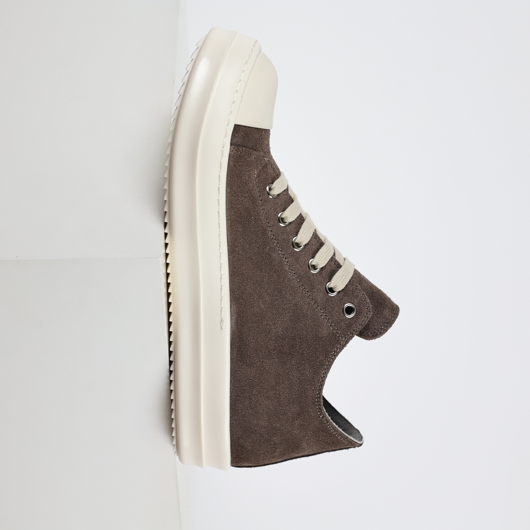 摩卡棕色低帮大匡威 RO / Rick Owens 瑞克·欧文斯 主线 款式 大匡威/低帮/经典底/ 麂皮 低帮