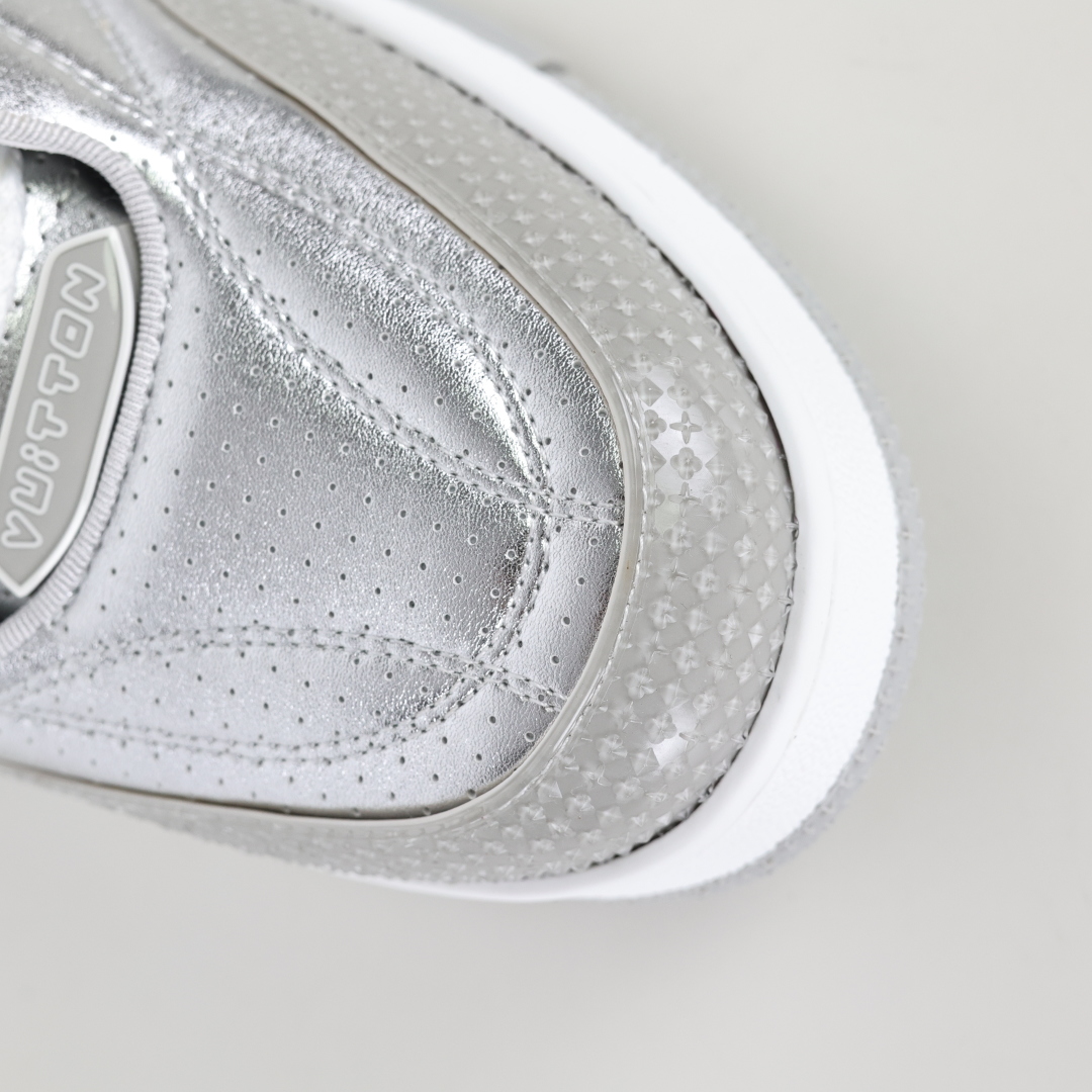 LV路易威登Louis VuittSkate 1854 Low Sneaker LV54系列低帮复古百搭休闲运动文化滑板板鞋“2.0天蓝白大花卉”1ACEAO
