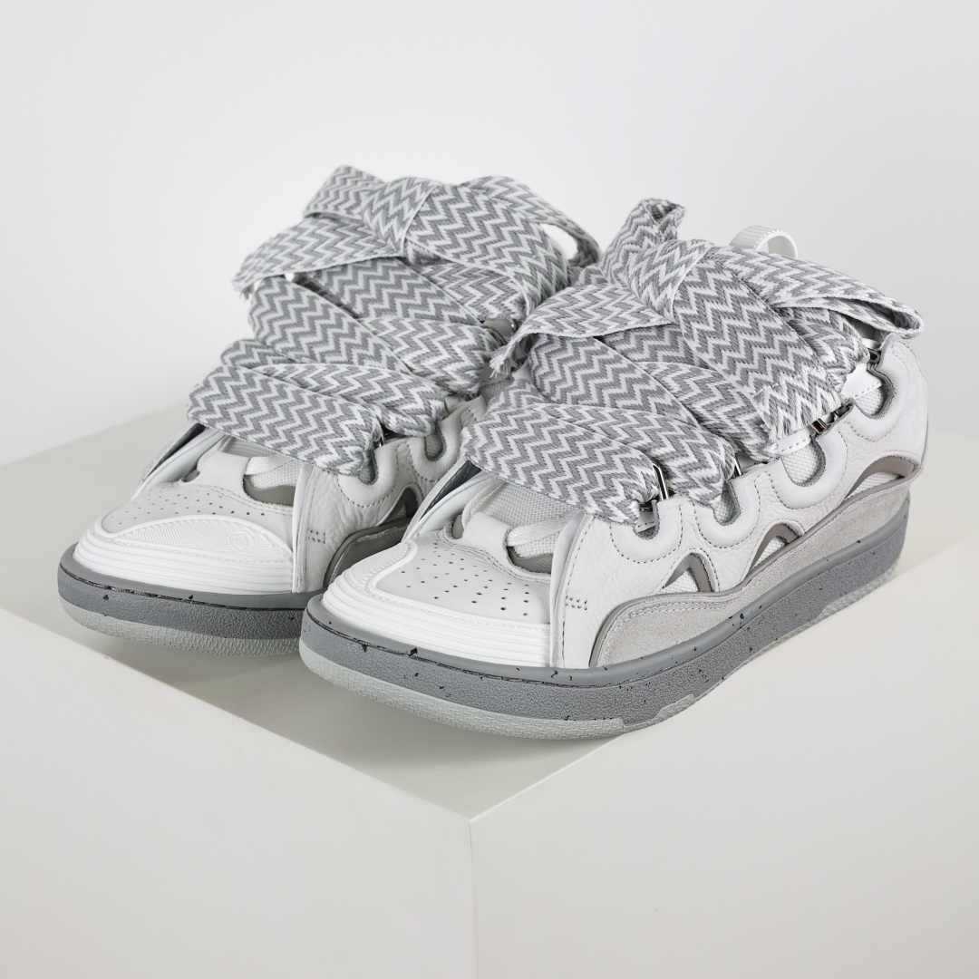 600 Lanvin Curb Sneakers 浪凡面包鞋 基础款经典色 东莞 高端 LANVIN浪凡三代 最新走秀款Curb系列 休闲运动面包鞋