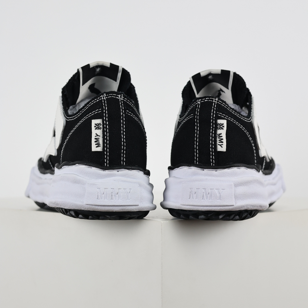 350 东莞原产（精彩抢先版）三元康裕 Mmy x Amiri 联名款 三原康裕品牌MMY/Maison MIHARA YASUHIRO Wayne Original Sole Leather Low Sneaker版变形溶解雪糕底