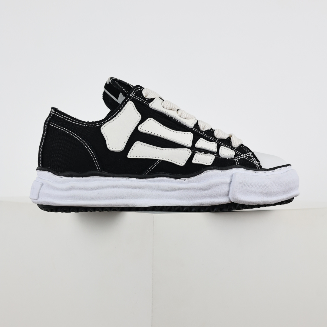 350 东莞原产（精彩抢先版）三元康裕 Mmy x Amiri 联名款 三原康裕品牌MMY/Maison MIHARA YASUHIRO Wayne Original Sole Leather Low Sneaker版变形溶解雪糕底