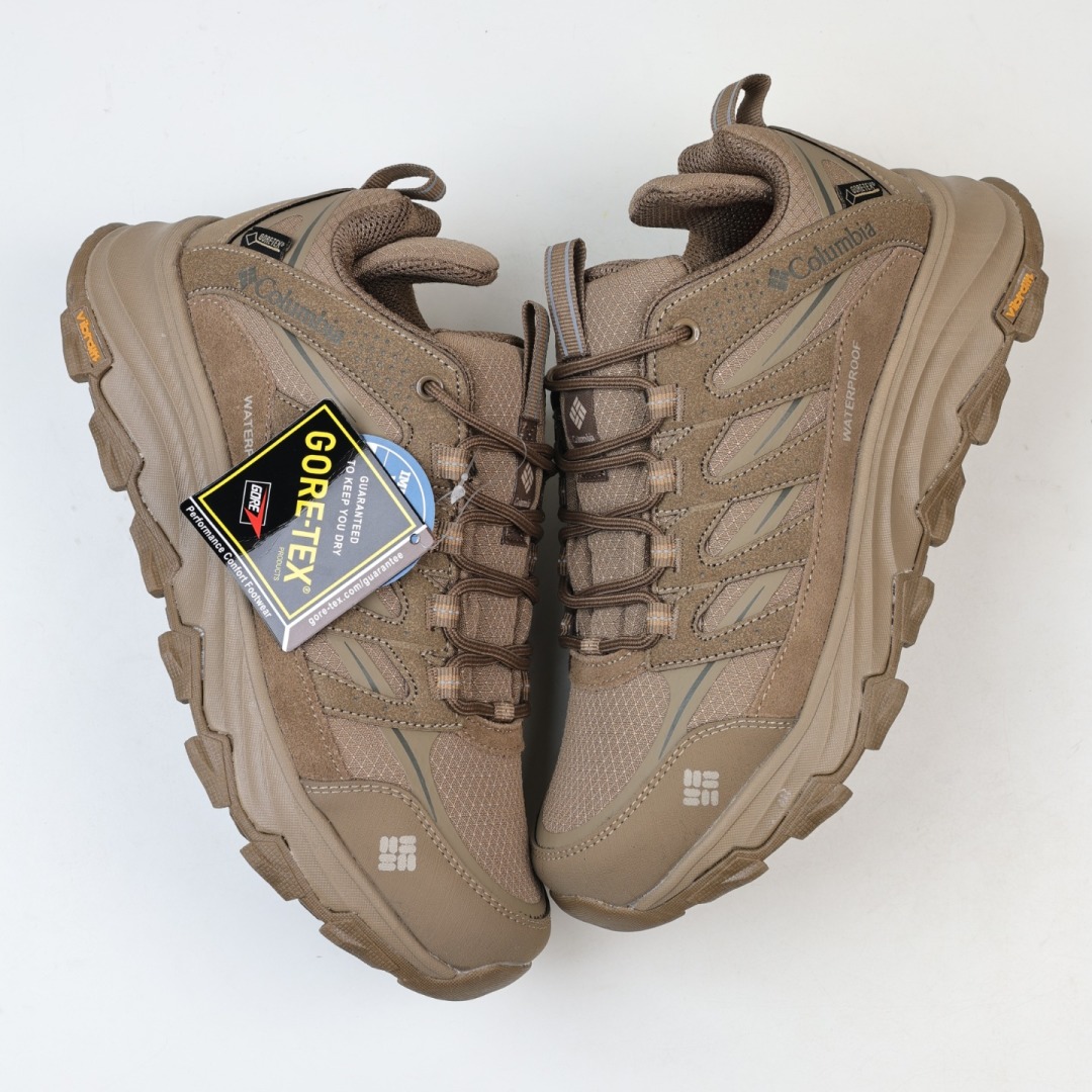 Columbia哥伦比亚 Crestwood 牛皮 Outdoors Hiking Walking 减震