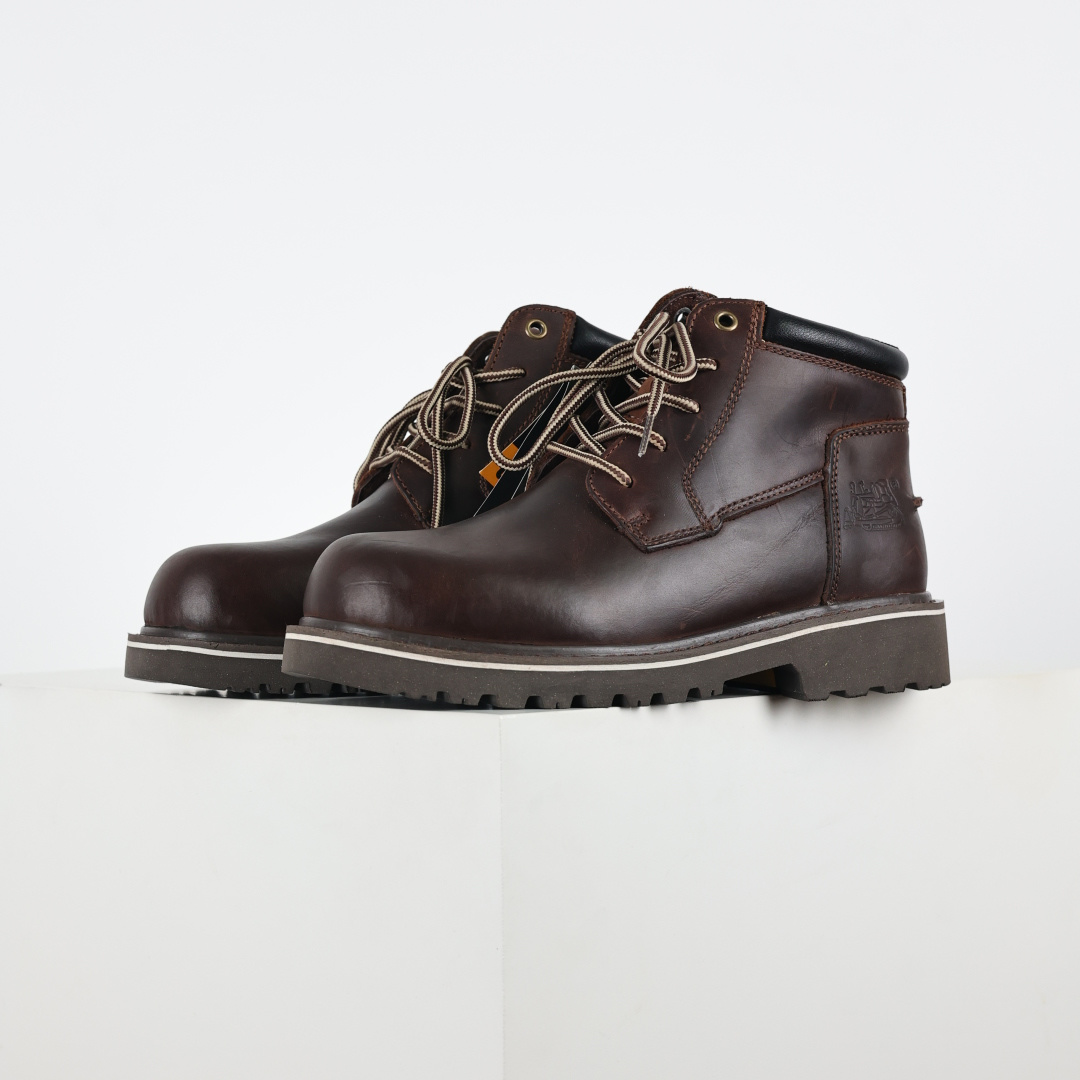 290 CAT Doubled 720系列 经典透气防滑 户外靴 男款 深棕色中帮