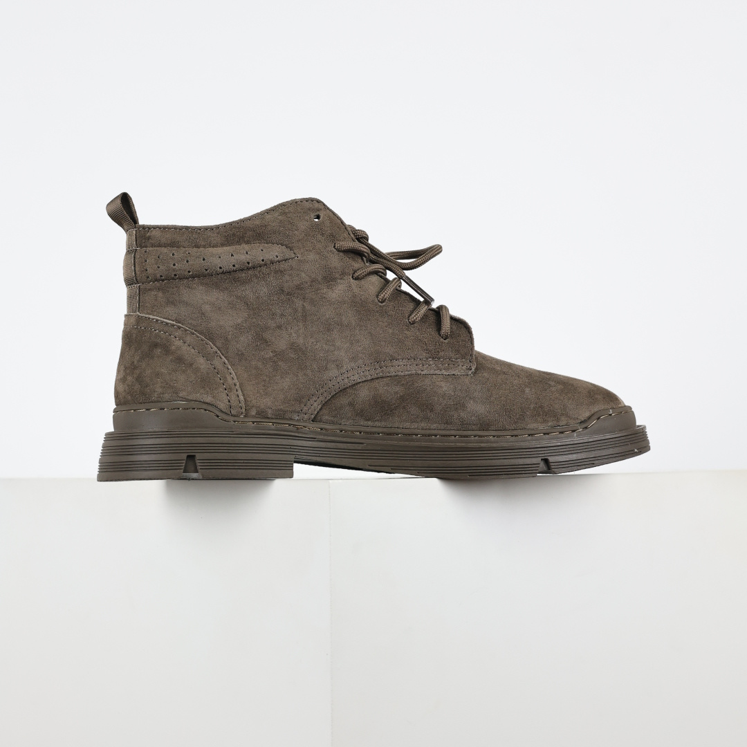 270 CAT FW秋冬全粒面工装皮革舒适休闲防滑耐磨中帮 中筒 户外靴 男款