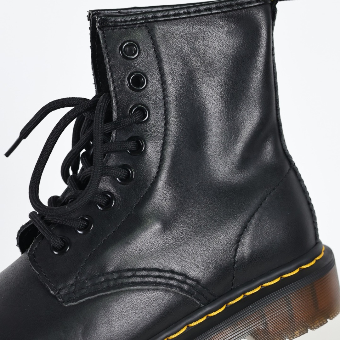 Dr.martens 马丁靴 1460系列 代工厂正品订单 八孔高帮软皮公司规格 原材生产 与国内各大网