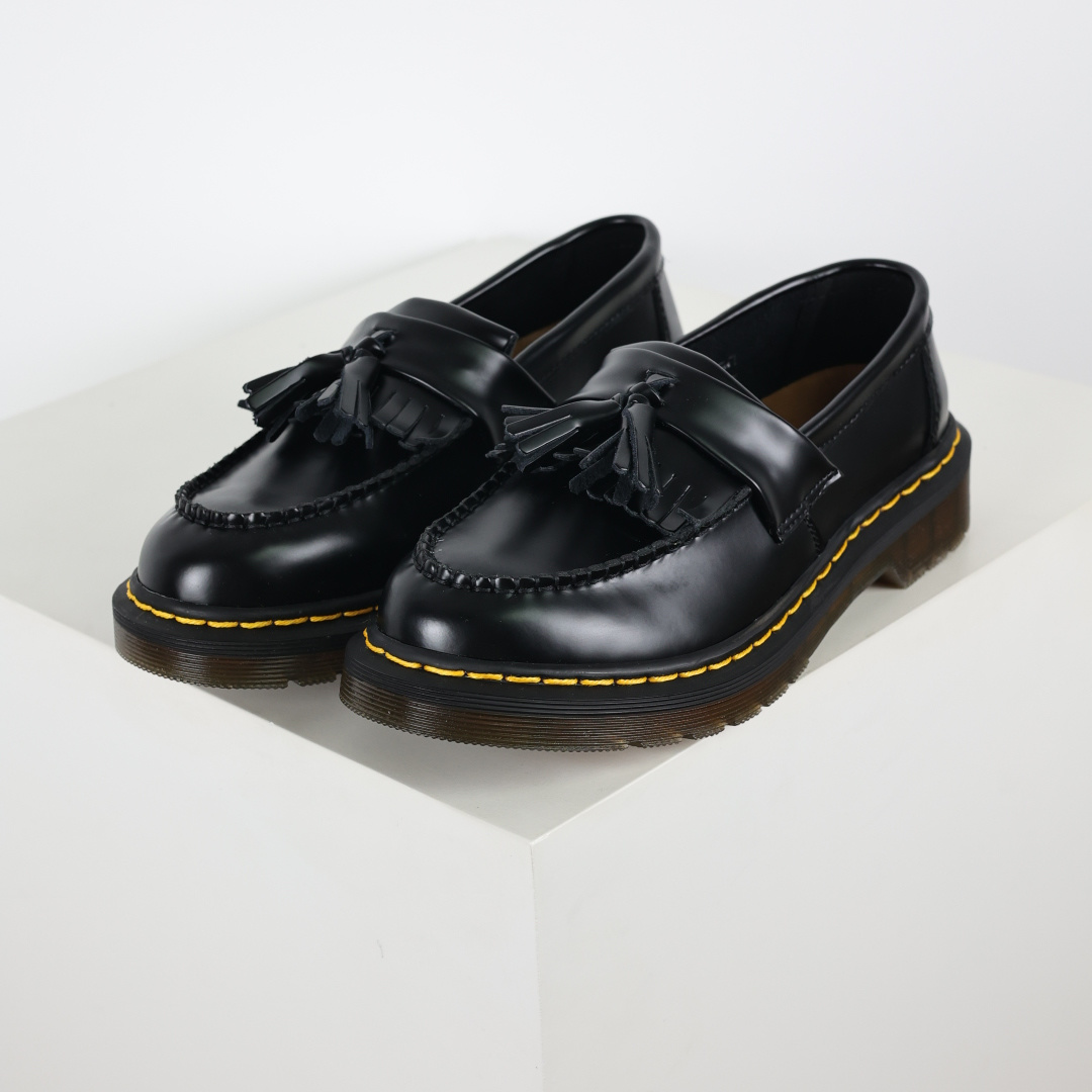 210 Dr.martens 马丁大夫 权志龙同款 1460 流苏乐福鞋 全机车走线 原材生产进口橡胶大底 耐穿耐磨