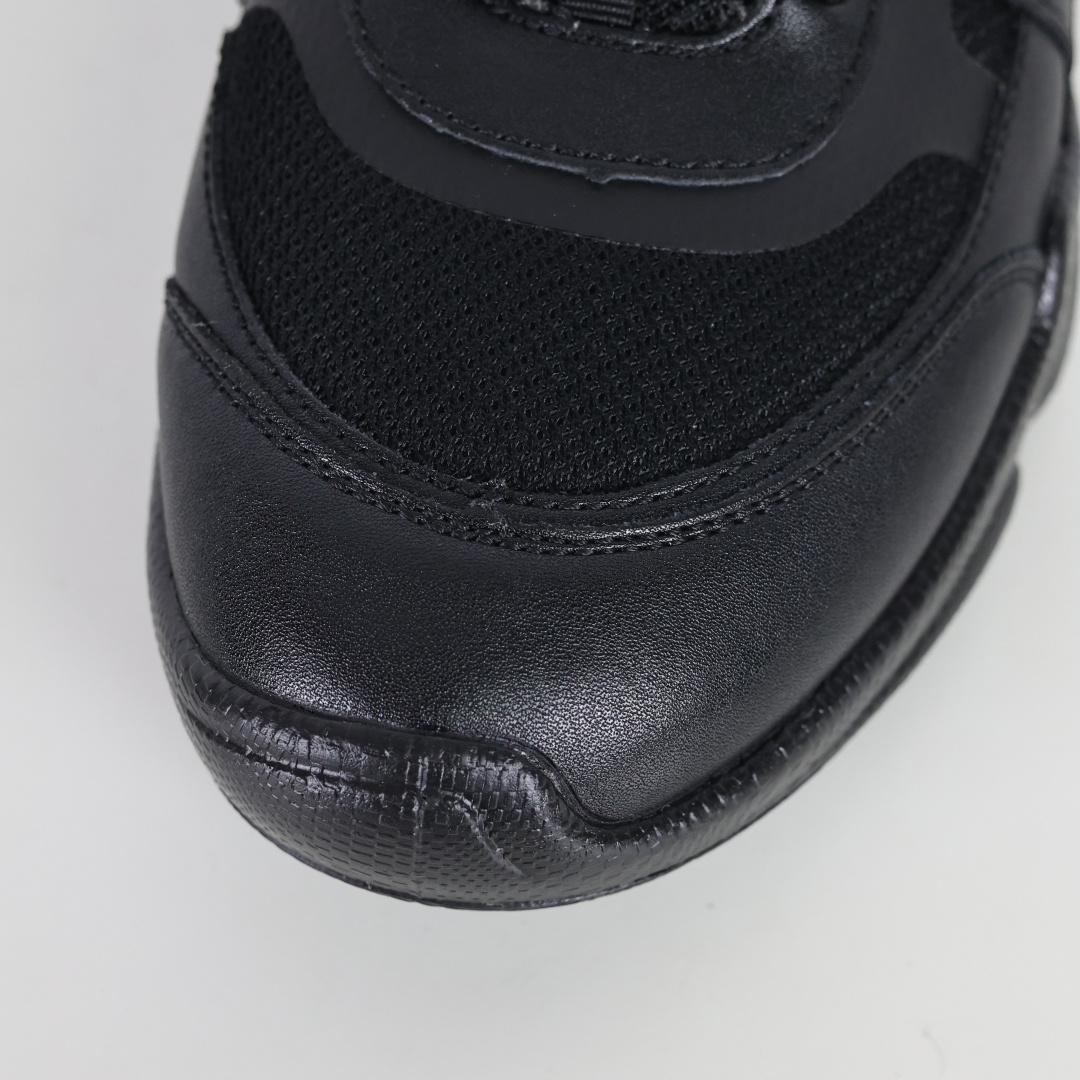 270 Ecco爱步健步系列牛皮透气低帮休闲运动鞋 踪迹黑色