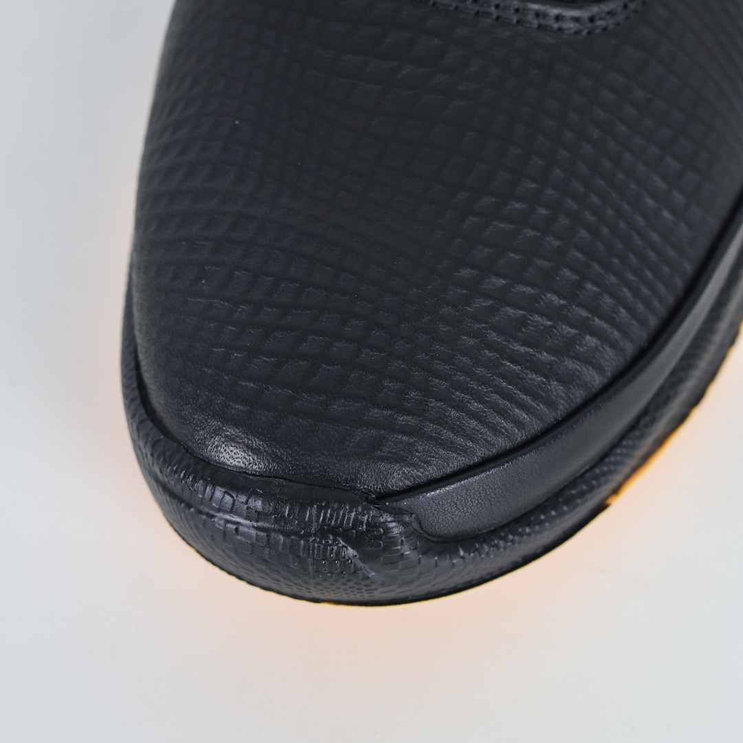 300 Ecco爱步健步系列牛皮透气低帮休闲运动鞋 15周年黄黑