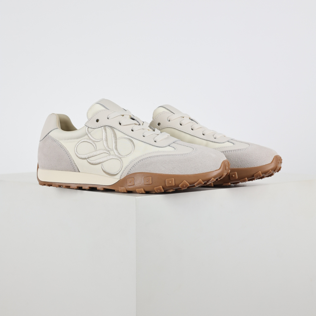 260 city walk选手 时尚单品 精美花纹刺绣 防滑棋盘厚底 德训鞋 阿甘鞋低帮生活休闲鞋