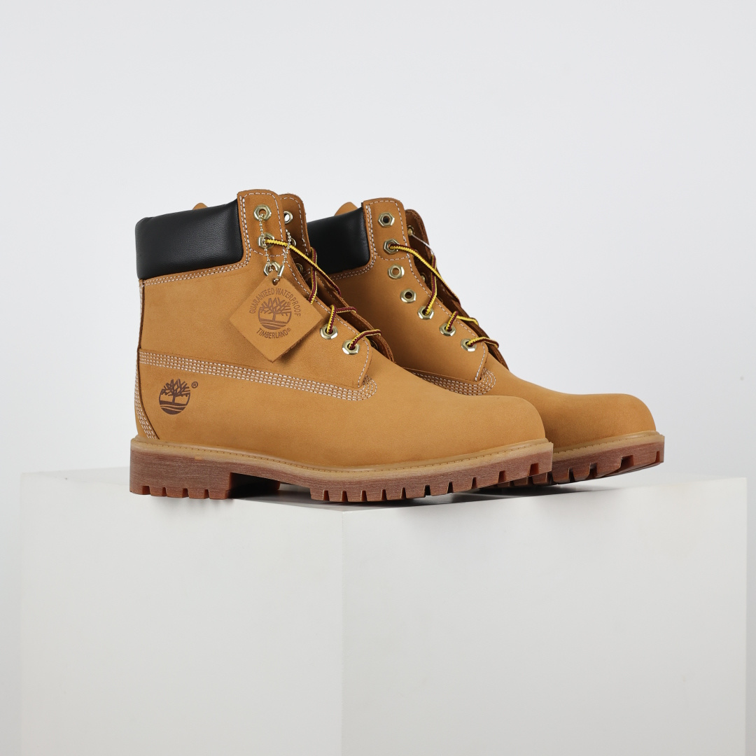 400 Timberland 踢不烂/经典款黄色高帮 女款六孔 型号10361 男款七孔 型号10061