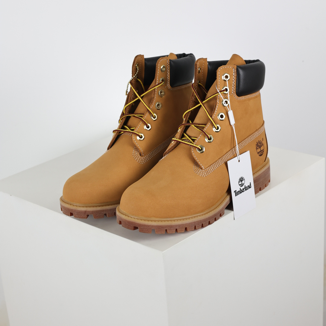 400 Timberland 踢不烂/经典款黄色高帮 女款六孔 型号10361 男款七孔 型号10061