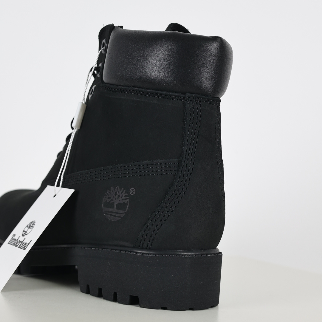 400 Timberland 踢不烂/经典款黑色高帮 女款六孔 型号8658A 男款七孔 型号10073W