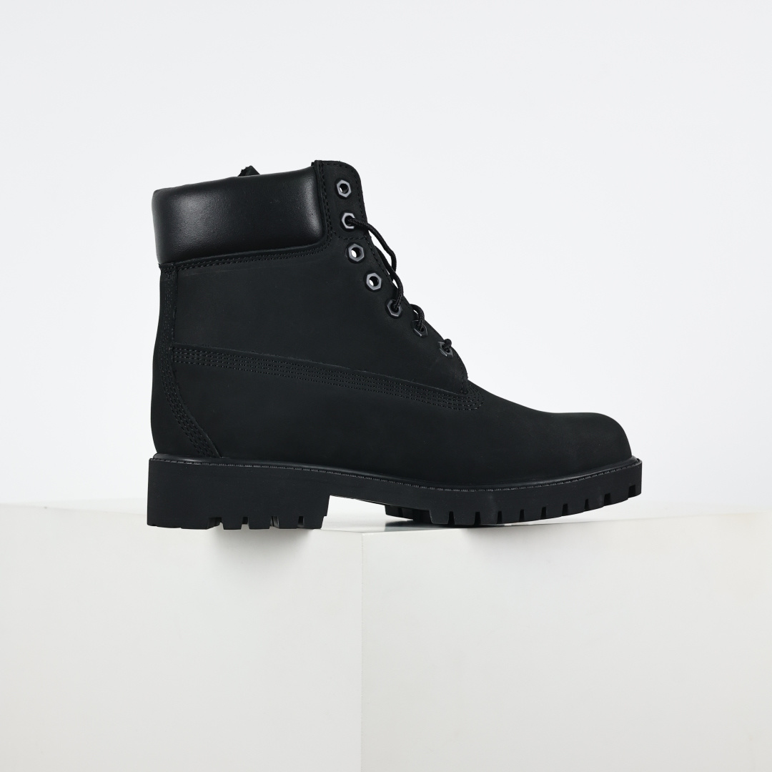 400 Timberland 踢不烂/经典款黑色高帮 女款六孔 型号8658A 男款七孔 型号10073W