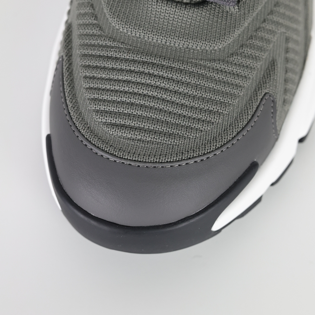 370 新款 Louis Vutton Runner Tatic 针织系带运动鞋跑步鞋 牛皮革 圆头系带 男款低帮 生活休闲鞋