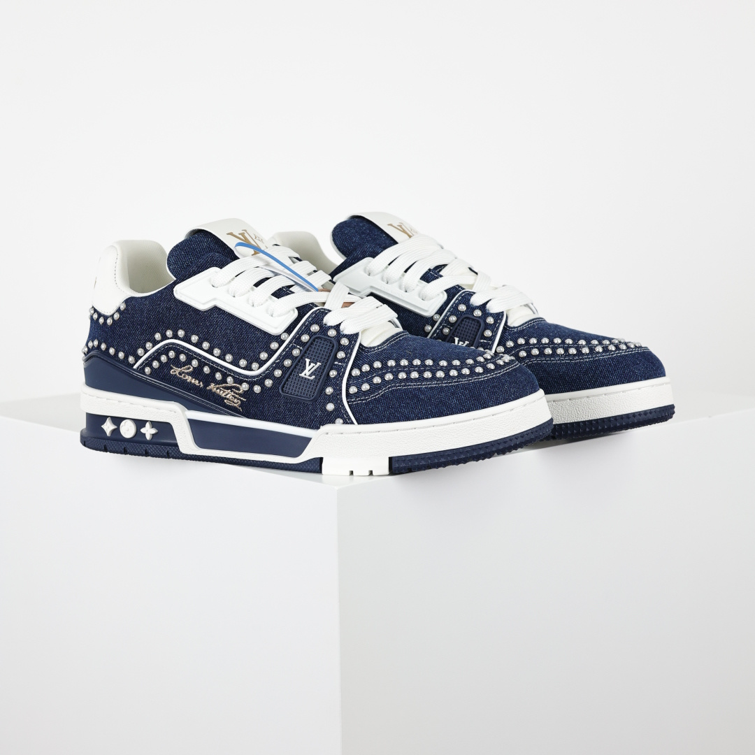 Louis Vuitton Trainer 滑板鞋 新款配色 实力大厂出品 平台专供 成熟的做工稳定的品控