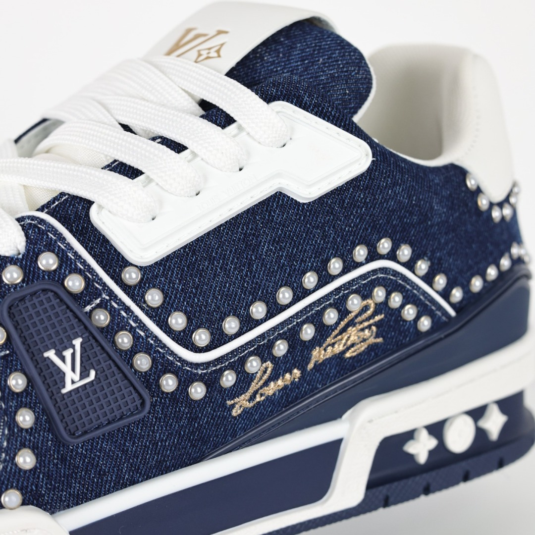 Louis Vuitton Trainer 滑板鞋 新款配色 实力大厂出品 平台专供 成熟的做工稳定的品控