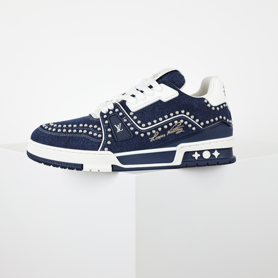 Louis Vuitton Trainer 滑板鞋 新款配色 实力大厂出品 平台专供 成熟的做工稳定的品控