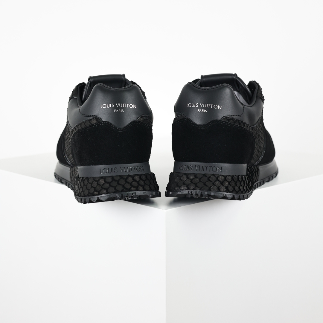 500 X1 东莞纯原 再次全新升级 现货供应 Louis Vuitton Run Away 牛皮革 圆头系带休闲低帮 板鞋男款