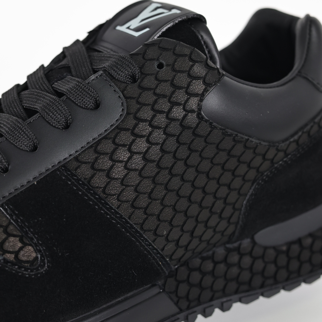 500 X1 东莞纯原 再次全新升级 现货供应 Louis Vuitton Run Away 牛皮革 圆头系带休闲低帮 板鞋男款