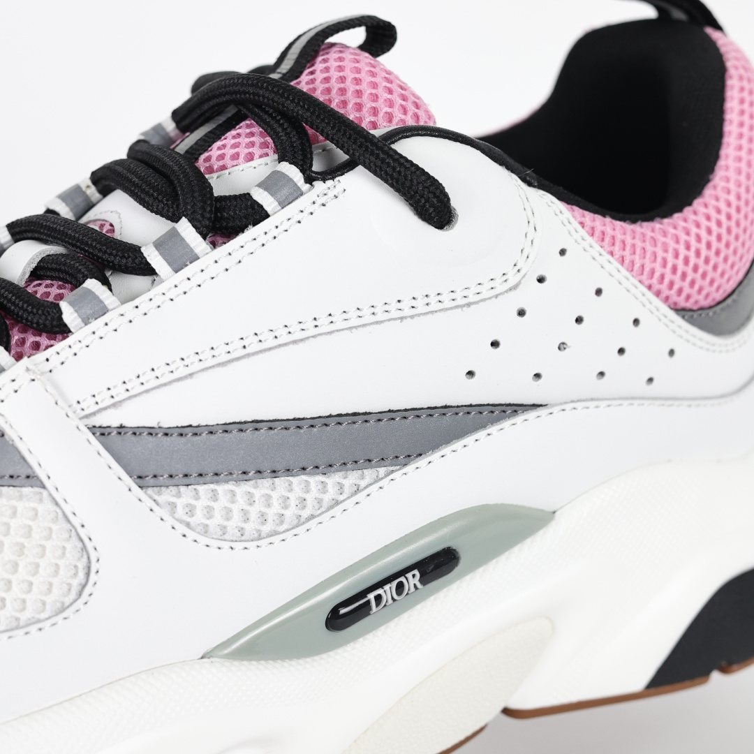 Dior 迪奥B22 男款慢跑时装运动鞋 “白粉11”