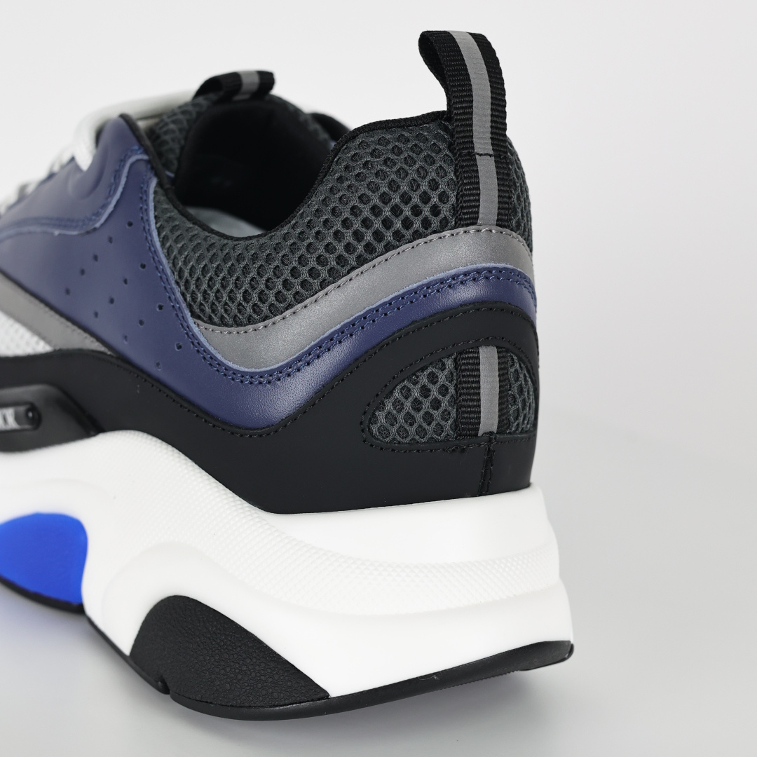 Dior 迪奥B22 男款慢跑时装运动鞋 “黑蓝20”