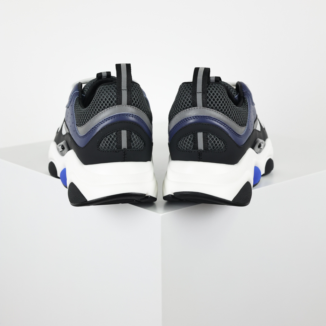 Dior 迪奥B22 男款慢跑时装运动鞋 “黑蓝20”