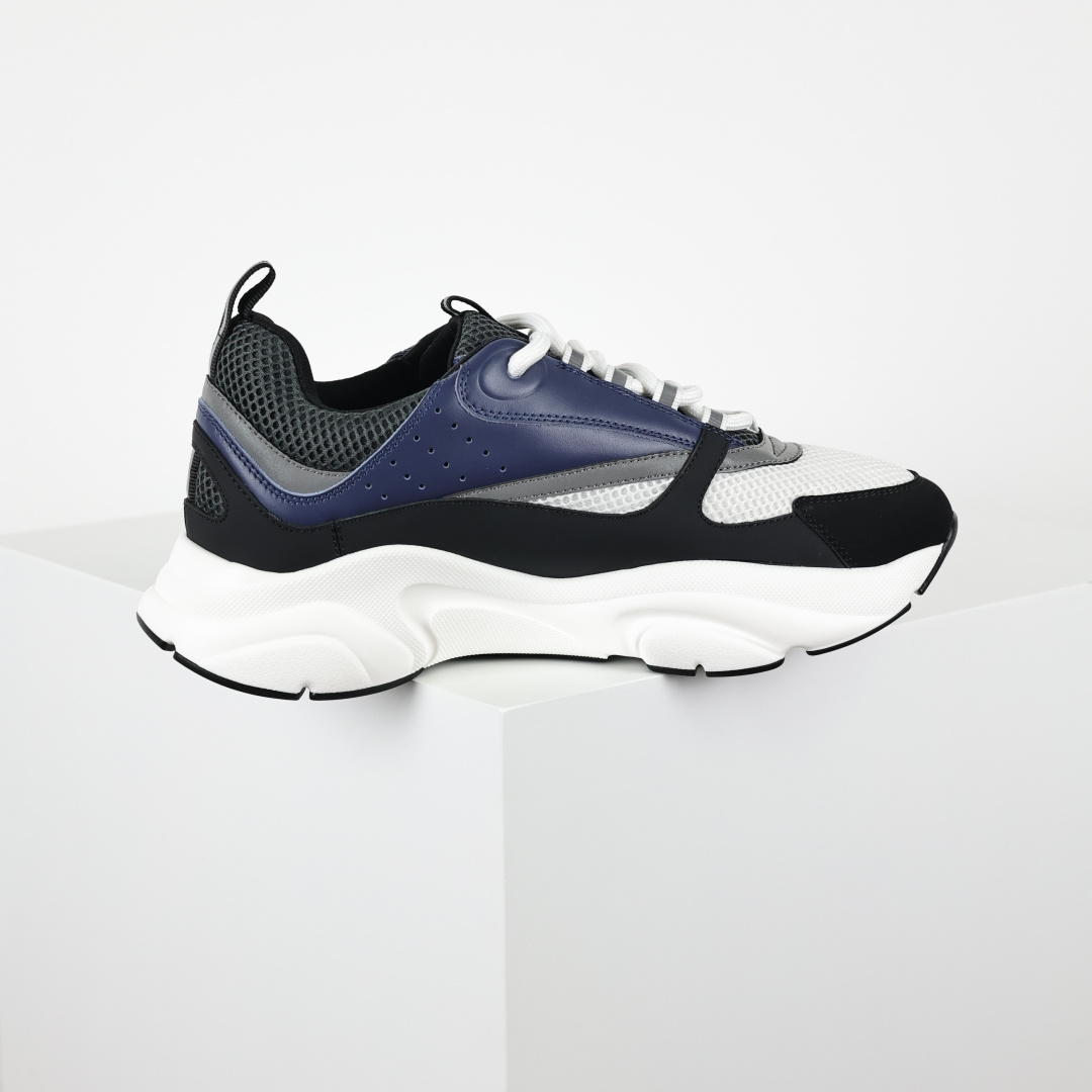 Dior 迪奥B22 男款慢跑时装运动鞋 “黑蓝20”