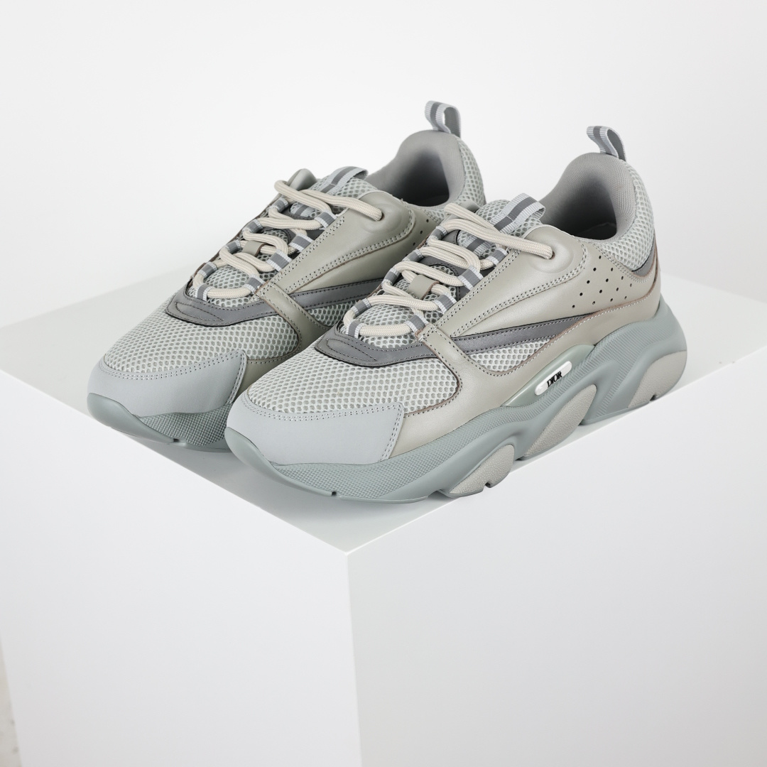 Dior 迪奥B22 男款慢跑时装运动鞋 “灰色80”