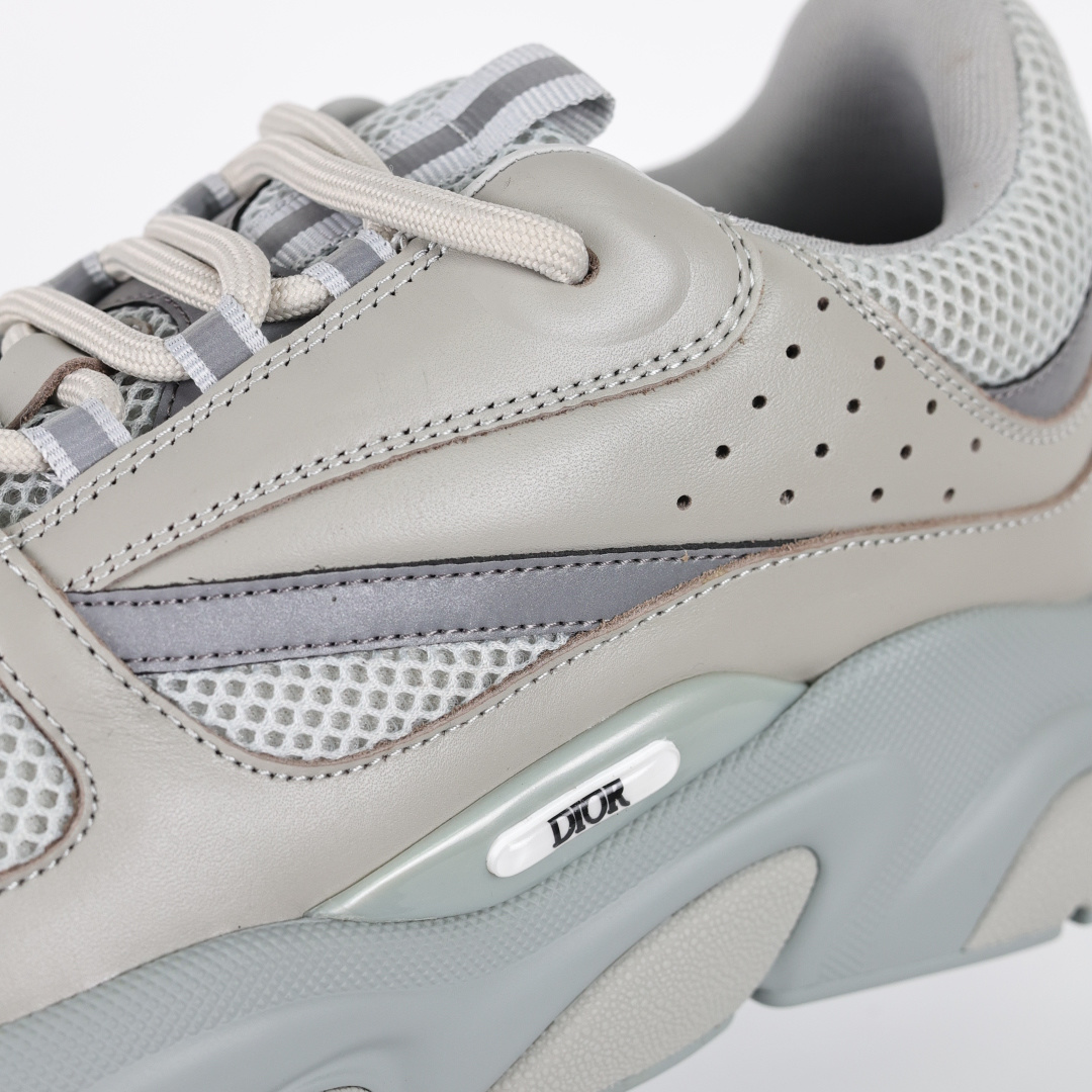 Dior 迪奥B22 男款慢跑时装运动鞋 “灰色80”