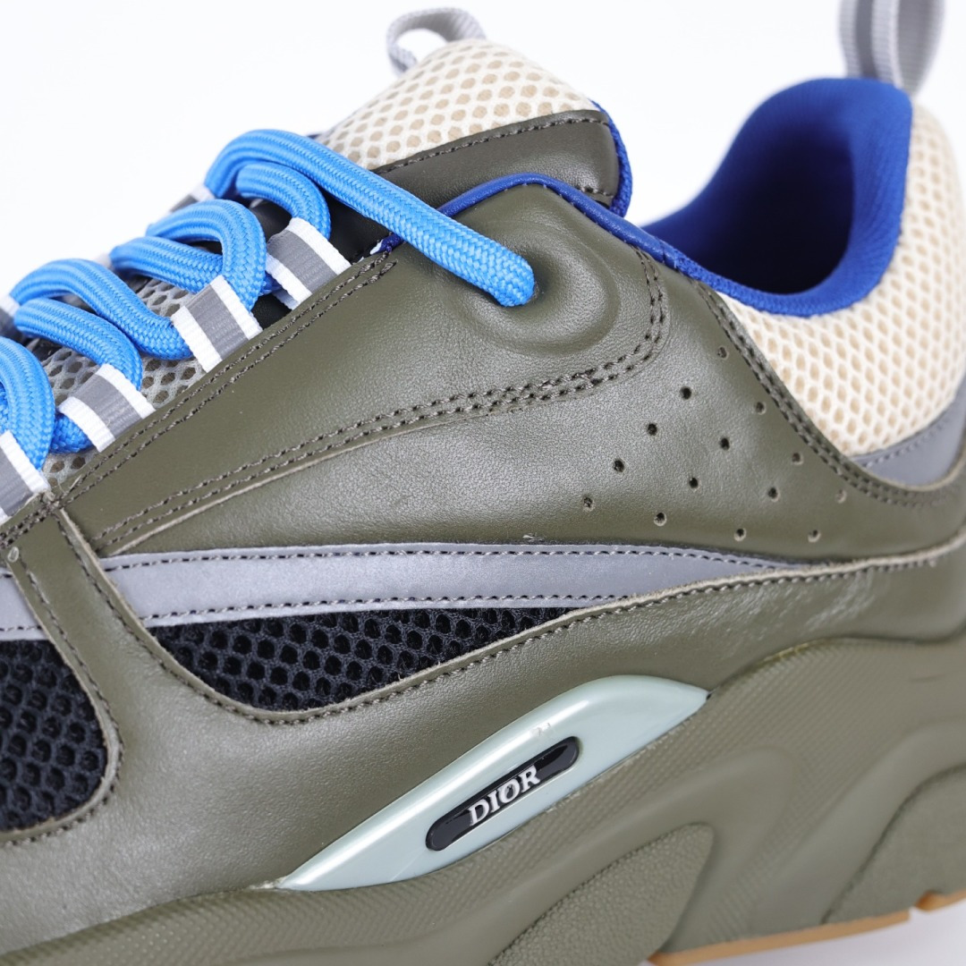 Dior 迪奥B22 男款慢跑时装运动鞋 “橄榄绿61”