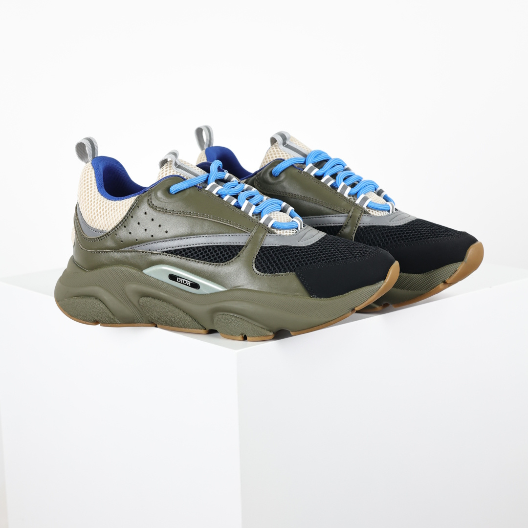 Dior 迪奥B22 男款慢跑时装运动鞋 “橄榄绿61”