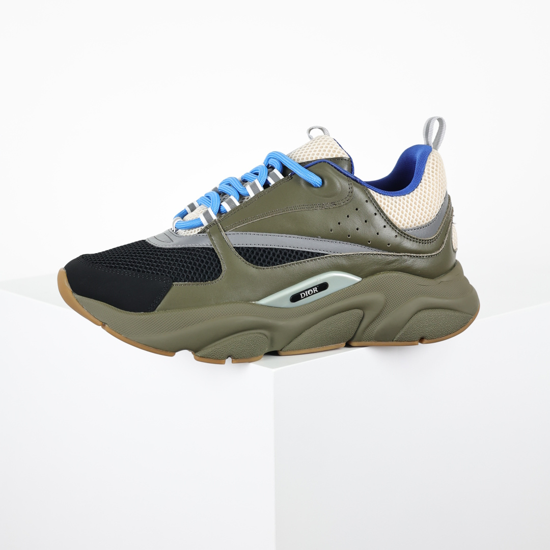 Dior 迪奥B22 男款慢跑时装运动鞋 “橄榄绿61”