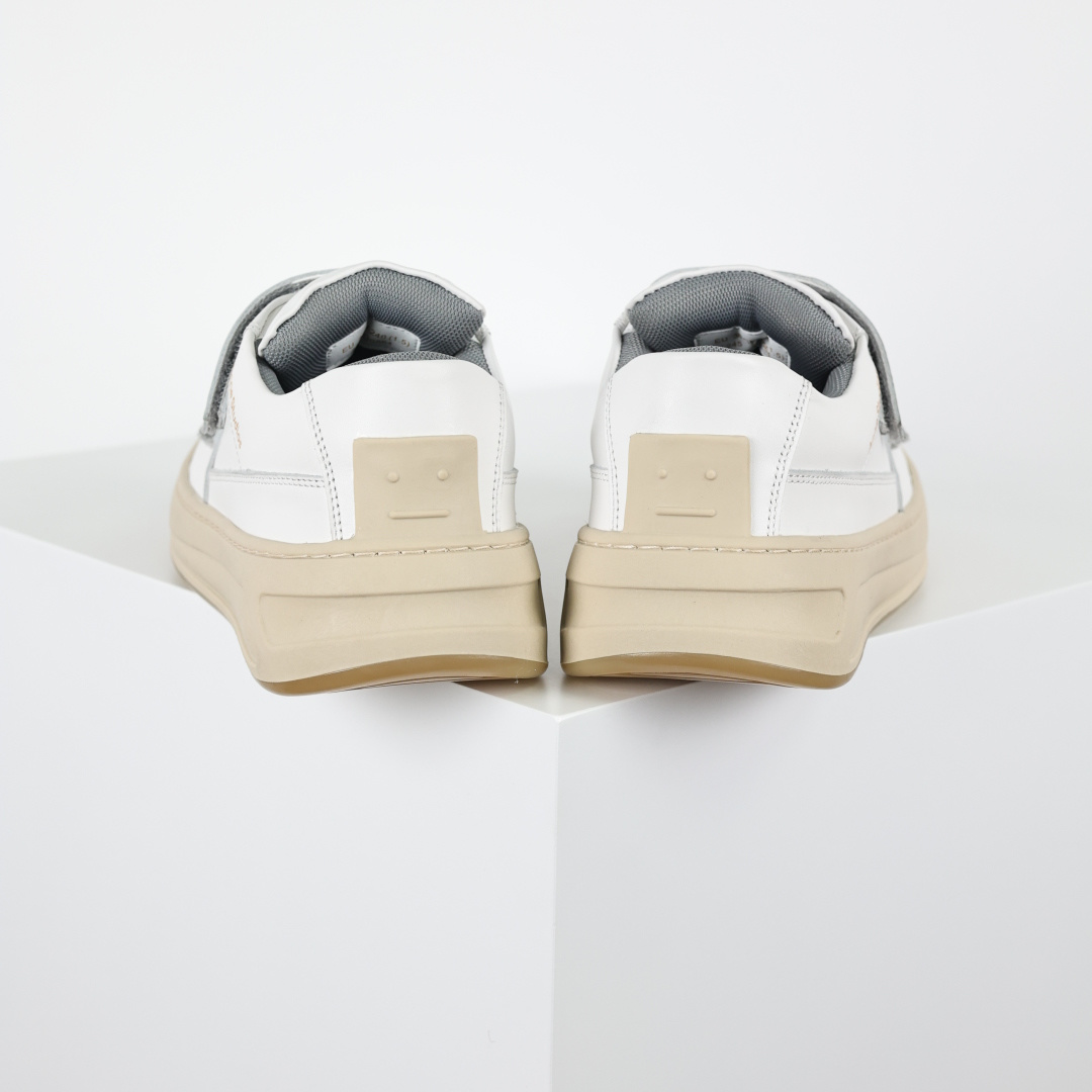 380 海淘专供版 Acne Studios 魔术贴 低帮休闲小白鞋