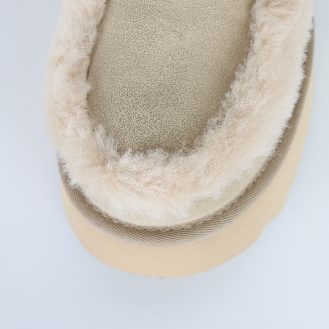 X1全网最齐ugg100个配色市面顶级版本 25新款UGG 埃斯米 6cm增高 牛剖层革 时尚舒适 及踝 雪地靴