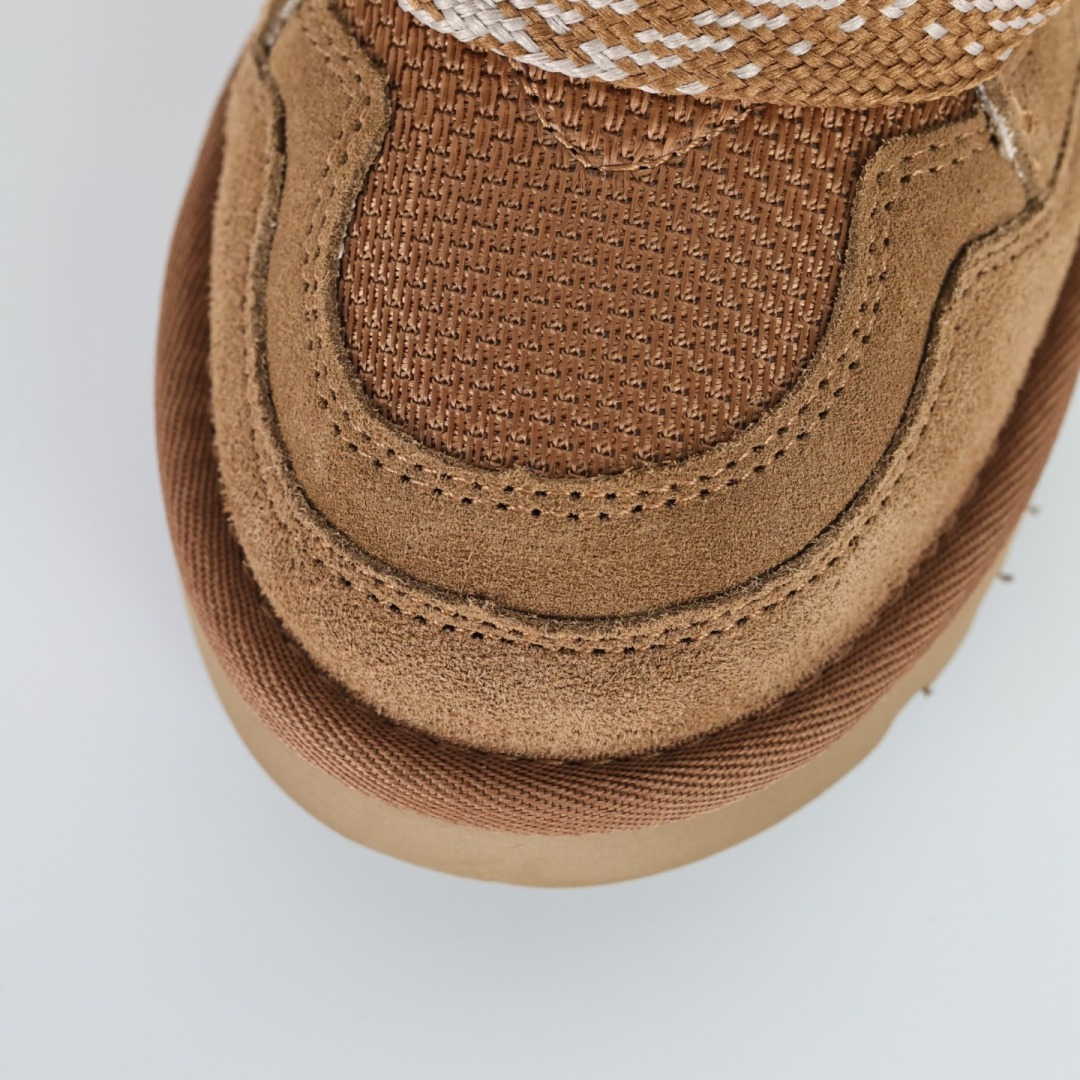 330 X1全网最齐ugg130个配色市面顶级版本 25新款UGG梅尔低帮 面包鞋栗色 雪地靴