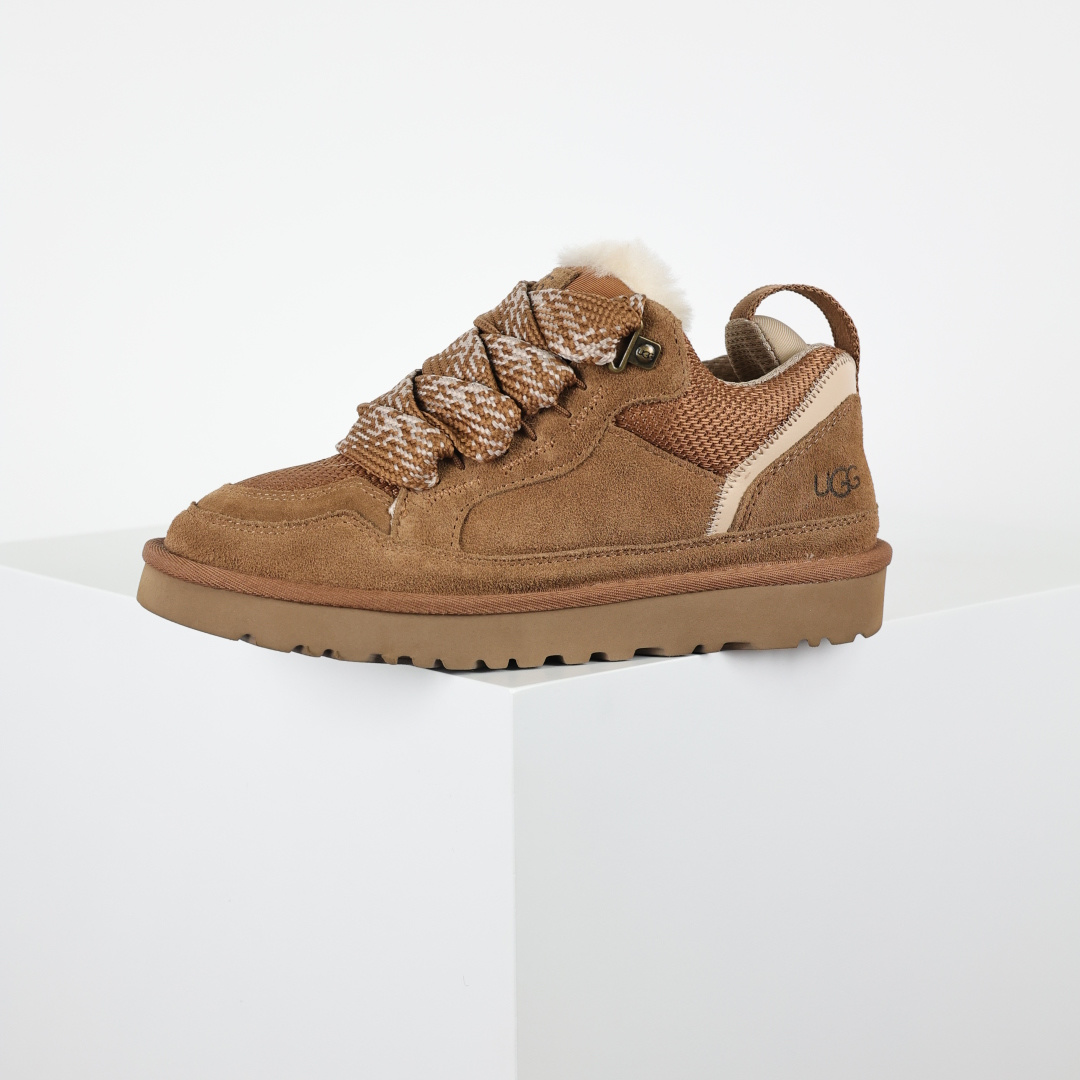 330 X1全网最齐ugg130个配色市面顶级版本 25新款UGG梅尔低帮 面包鞋栗色 雪地靴