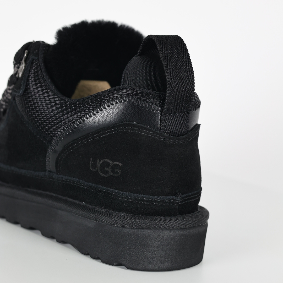 330 X1全网最齐ugg130个配色市面顶级版本 25新款UGG梅尔低帮 面包鞋黑色 雪地靴