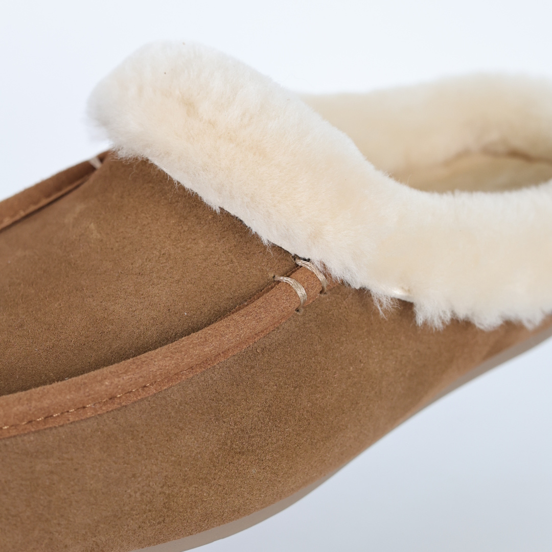 X1 全网最齐 ugg 130个配色 市面顶级版本 UGG 25款 安斯利一脚蹬懒人鞋系列 栗色