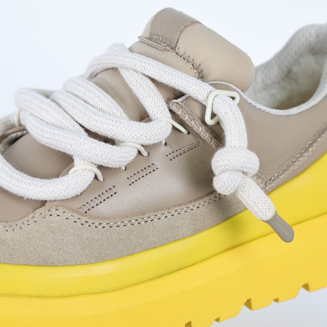 X1 全网最齐 ugg 130个配色 市面顶级版本 UGG 25款 王一博二代系列 黄色4cm厚底