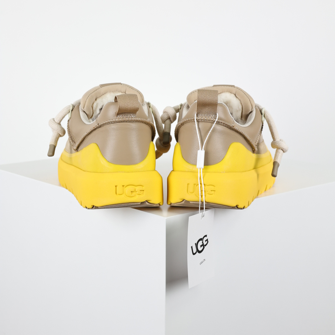 X1 全网最齐 ugg 130个配色 市面顶级版本 UGG 25款 王一博二代系列 黄色4cm厚底