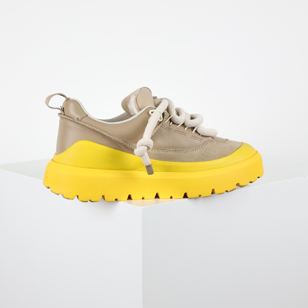 X1 全网最齐 ugg 130个配色 市面顶级版本 UGG 25款 王一博二代系列 黄色4cm厚底