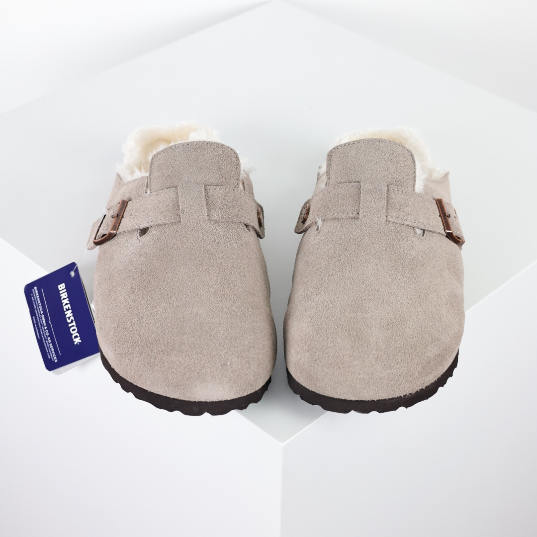 210 勃肯 加毛懒人拖鞋 博肯Birkenstock Birkenstock London Suede Leather 伦敦系列包头平底复古软木底休闲拖鞋-Chinese UA Cheap High Quatity Brand Clothes Bags handbags Sneakers wholesale wholesaler seller from China Factory suppliers Fashion Clothing Shoes best Quality Beautiful Price 210 勃肯 加毛懒人拖鞋 博肯Birkenstock Birkenstock London Suede Leather 伦敦系列包头平底复古软木底休闲拖鞋
