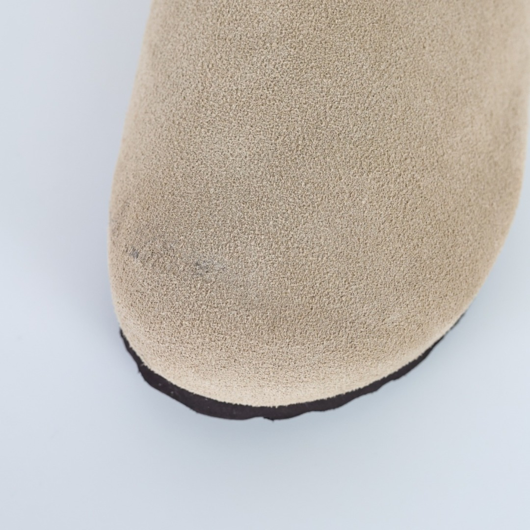 勃肯 懒人拖鞋 博肯Birkenstock Birkenstock LondSuede Leather 伦敦系列包头平底复古软木底休闲拖鞋