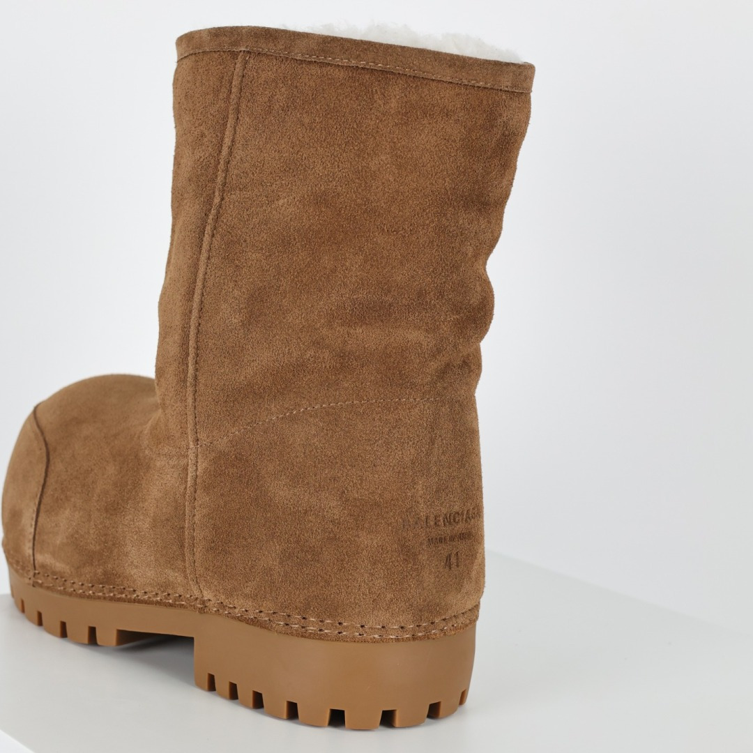 巴黎世家BLCG FW24 SKIWEARbalenciaga 滑雪鞋 内里保暖低筒雪地靴---美拉德棕色