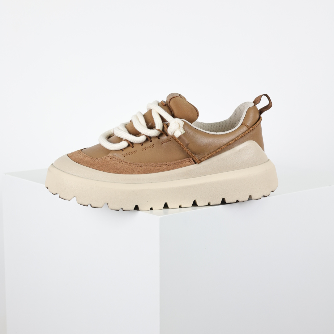 X1 全网最齐 ugg 130个配色 市面顶级版本 UGG 25款 王一博二代系列 栗色4cm厚底