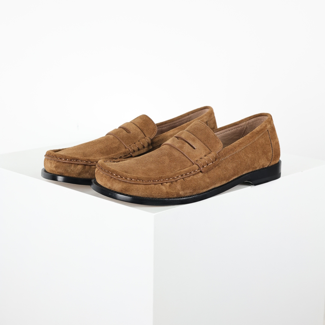 名称LOEWE罗意威老钱乐福鞋 款式 美拉德色系老钱风乐福鞋