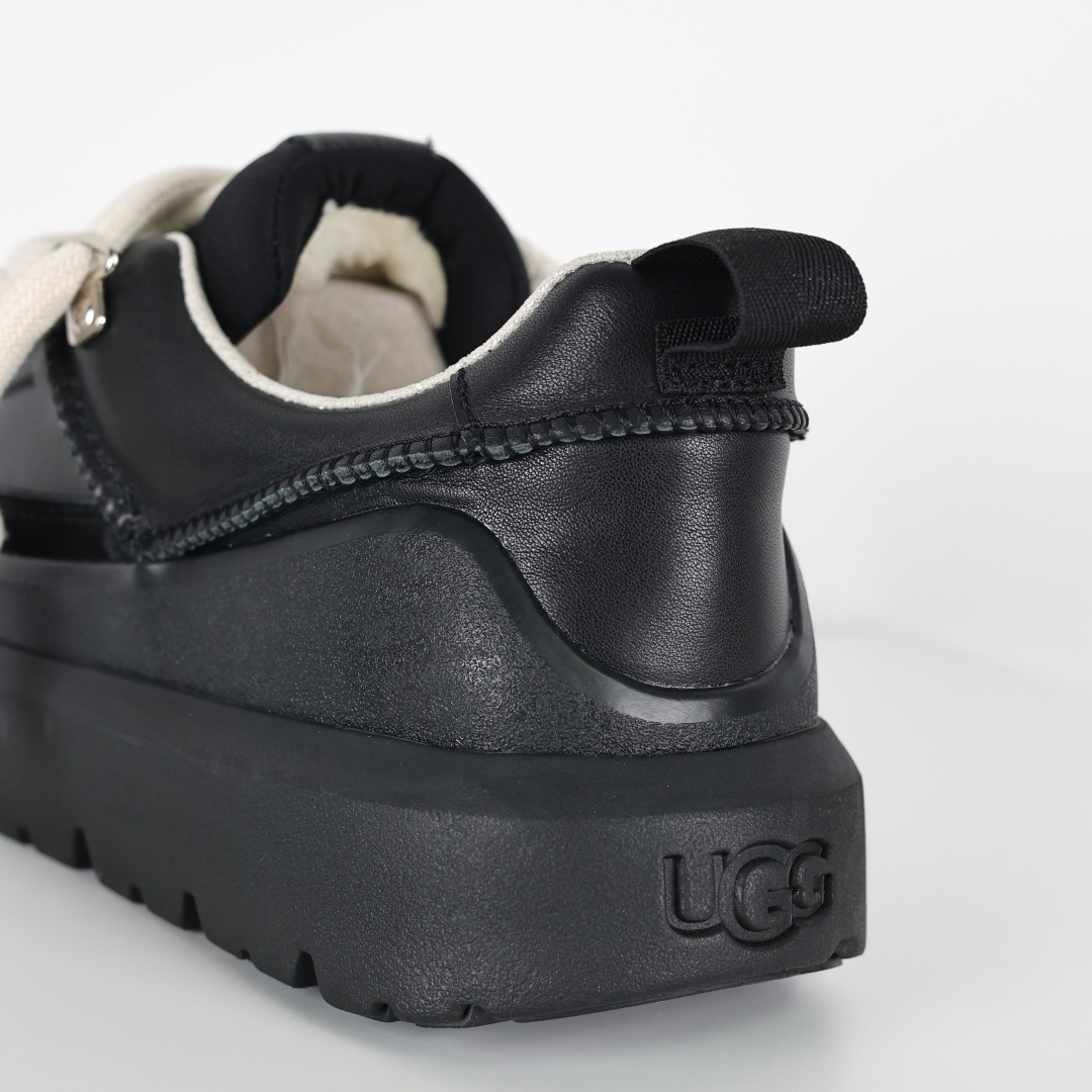 X1 全网最齐 ugg 130个配色 市面顶级版本 UGG 25款 王一博二代系列 黑色4cm厚底