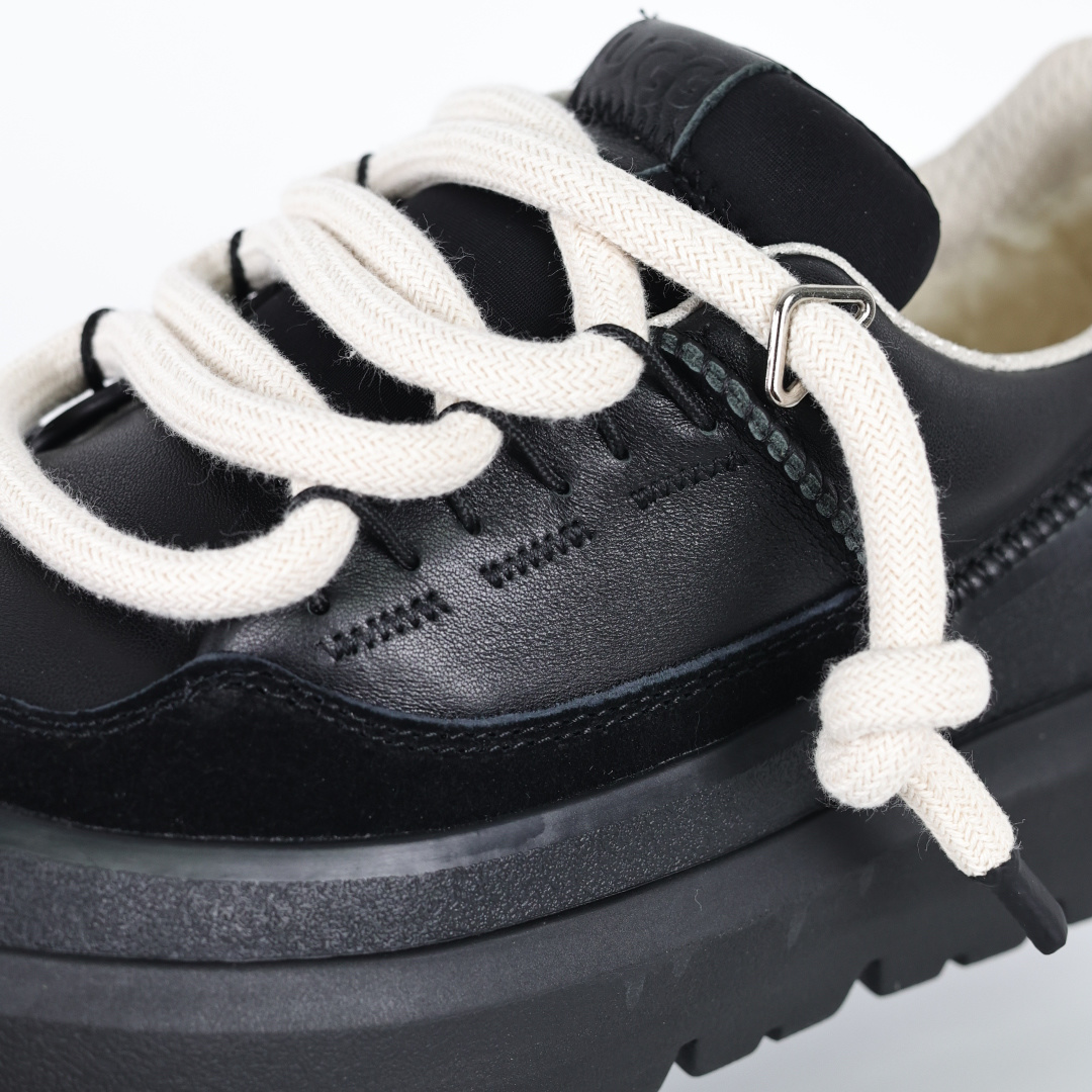 X1 全网最齐 ugg 130个配色 市面顶级版本 UGG 25款 王一博二代系列 黑色4cm厚底